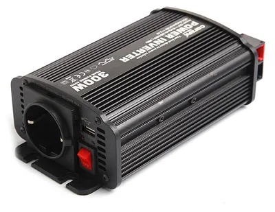 Productafbeelding van Spanningsomvormer Carspa CAR300U-24, 24V/230V + USB, 300W, gemodificeerde sinusgolf