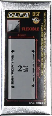 Obrázek produktu pro Náhradní škrabky Olfa BSF-6B 100 mm