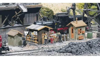 Imagen del producto de Faller 120140 - 1/87 / H0: 3 casetas de estación - Producto nuevo