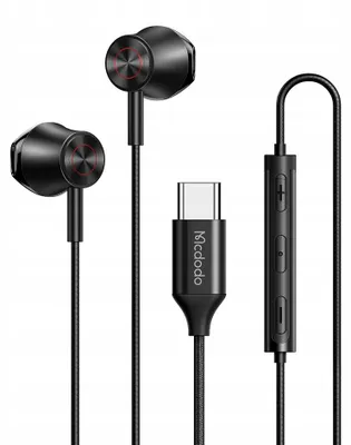 Produktbild von MCDODO Kabelgebundene Kopfhörer USB-C mit Mikrofon, In-Ear mit DAC zum Telefon