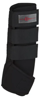 Produktbild von Covalliero 4x Fesselkopfgamasche, schwarz, Synthesekautschuk, 29cm/28,5cm, 30cm/31cm, Cob