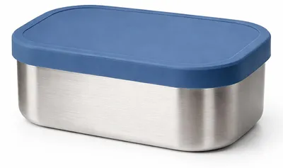 Image de ARÔME : Boîte à goûter avec couvercle en silicone