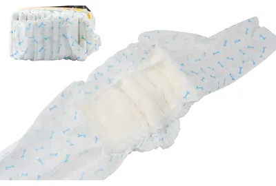 Immagine prodotto di Pannolini usa e getta per cani maschi, taglia XS, circonferenza da 15 a 33 cm, confezione da 14 pezzi