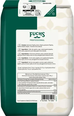 Obrázok produktu pre Fuchs Foodservice korenie na hranolky soľ pikantno-soľné balenie 2000g
