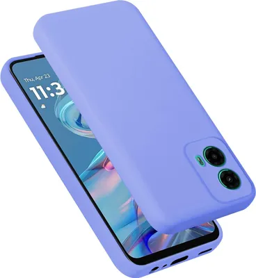 Produktbild von Cadorabo Hülle für Motorola Moto G45 Hülle Silikon Handyhülle Case aus flüssigem Silikon, Kratzfeste und stoßfeste Schutzhülle für Motorola Moto G45
