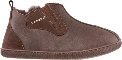 Produktbild von Vanuba Columbia Lammfell Hausschuhe Damen Schuhe - Badelatschen Damen Hausschuhe - Leder Wolle Pantoffeln Damen - Bequeme Schuhe Damen Lammfell-Hausschuhe - 39 EU Leder Harz Braun Braun