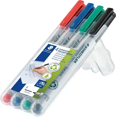 Produktbild von Lumocolor 316, Schwarz, Blau, Grün, Grau, Rot, Kunststoff
