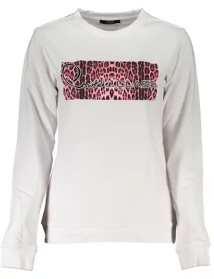 Immagine prodotto di Cavalli Class Felpa Senza Zip Donna Bianco