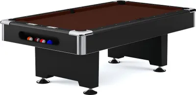 Produktbild von Automaten Hoffmann Billardtisch "Club Pro III", Chocolate, Simonis 860, 9 ft (Spielfeld 254x127 cm)