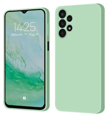 Produktbild von Hülle für Samsung Galaxy A13 Case Cover Bumper Smartphone Softgrip Schutzhülle Farbe: Türkis