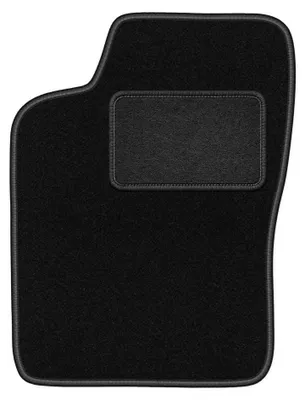 Produktbild von Fahrermatte Velours für Opel Kadett E 1984-1991 (Schrägheck/Kombi/Limousine) – 1-tlg, Schwarz, passgenau – Wielganizator LUX
