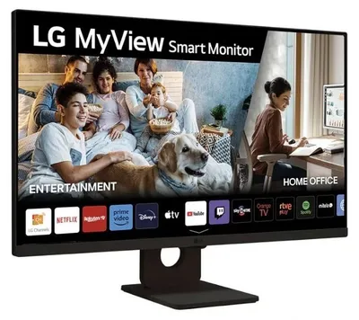 Immagine prodotto di LG 27SR50F-B Smart Monitor 27" IPS Full HD webOS23 Altoparlanti Bluetooth e telecomando Nero