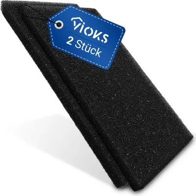 Produktbild von 2x Schaumfilter passend wie Gorenje 810183 278x135mm für Wärmepumpentrockner