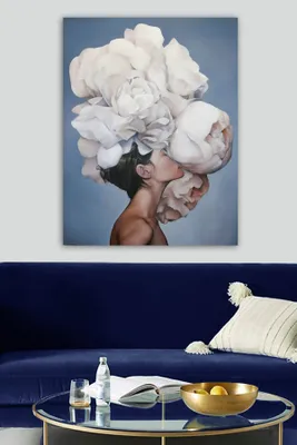 Image de Wallity, 7436502942976- TCR2185, Coloured, Canvas pictures, 70 x 100 cm, 100% canvas