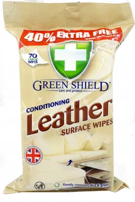 Immagine prodotto di Green Shield Salviette per la Pulizia della Pelle 70 Pz. | Cura della Pelle | Protezione Anti-Crepe