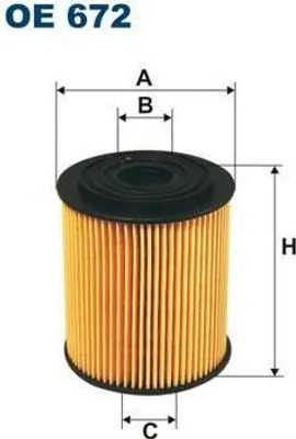 Obrázek produktu pro Olejový filtr FILTRON OE 672