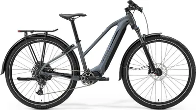 Immagine prodotto di Merida eBig.Tour 675 EQ IV2 grigio/nero, taglia: M 43 cm, colore: grigio/nero...