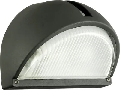 Produktbild von EGLO Außen-Wandlampe Onja, 1 flammige Außenleuchte, Wandstrahler aus Aluguss, Farbe: Schwarz, Glas: geriffelt, klar, Fassung: E27, IP44
