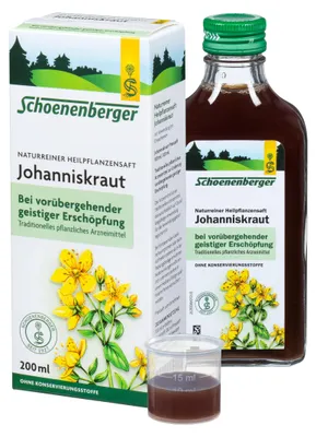 Produktbild von Schoenenberger Naturreiner Heilpflanzensaft Johanniskraut 200 ml