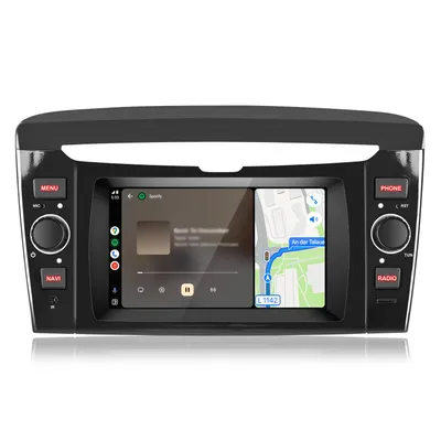 Obrázek produktu pro 7palcové autorádio 2+64 GB s podporou CarPlay pro Lancia Ypsilon 2012–2020, Android, GPS navigace, Wi-Fi, Bluetooth, DAB+, RDS, SWC
