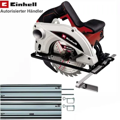 Produktbild von Einhell Handkreissäge TC-CS 1250 - 1.250 W Sägeblatt Ø165, Führungsschiene