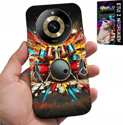 Obrázok produktu pre Puzdro pre Realme 11 Pro+ 5G - Rock Drums Rock & Roll + ochrana displeja