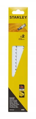 Obrázok produktu pre Stanley STA21232-XJ, Pílový kotúč, Drevo, oceľ s vysokým obsahom karbónu HCS, Čierna, Šedá, 22,8 cm, 2 kusov
