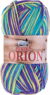 50g Farbverlaufsgarn Orion Acrylwolle Strickgarn gelb blau lila