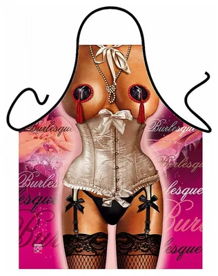 Productafbeelding van Burlesque - Grappig schort keukenschort