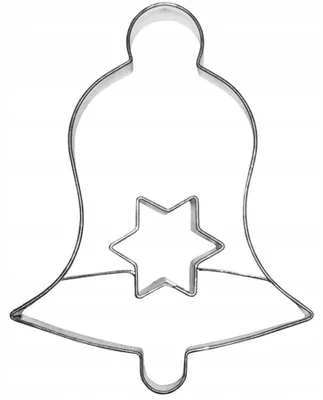 Produktbild von EkoForemki Glocke Stern Ausstecher für Plätzchen 8,3 cm