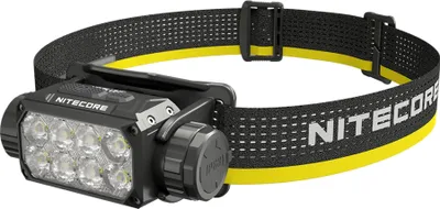 Produktbild von Nitecore HC75 UHE Stirnlampe mit E-Focus 3000 Lumen - Schwarz/Gelb