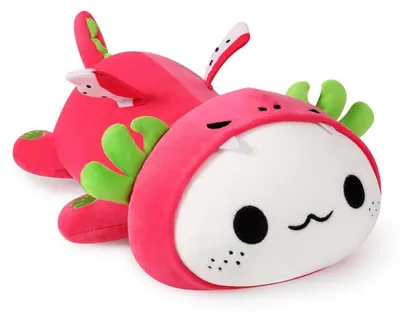 Obrázek produktu pro Plyšová hračka Axolotl, roztomilý design, červená barva, 33 cm