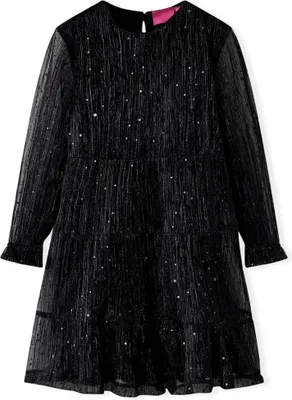 Produktbild von Kinderkleid mit Langen Ärmeln Schwarz 116
