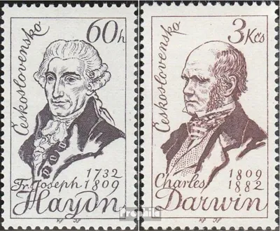 Produktbild von Briefmarken Tschechoslowakei 1959 Mi 1161-1162 (kompl.Ausg.) postfrisch Haydn