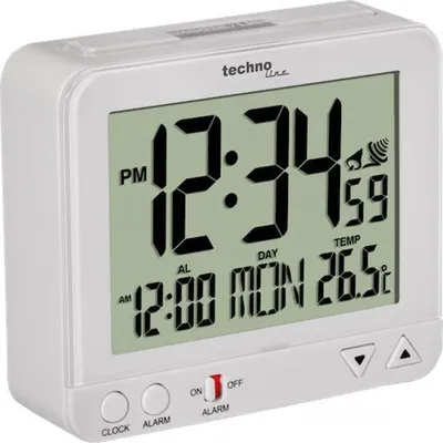 Obrázok produktu pre Technoline WT 195, Digitálny budík, Biela, LCD, AA, 96 mm, 80 mm