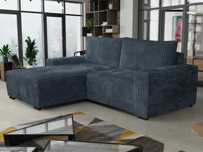 Obrázek produktu pro Rohová rozkládací sedačka OLLIONA - modrá