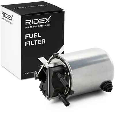 Produktbild von Kraftstofffilter RIDEX 9F0227 Dieselfilter für NISSAN Qashqai / Qashqai +2 I (J10, NJ10) Leitungsfilter