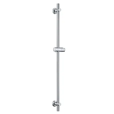 Immagine prodotto di JOHO Asta doccia in acciaio inossidabile da 100 cm con supporto regolabile per soffione, asta doccia con supporti a muro compatibili con fori di fissaggio, cromata