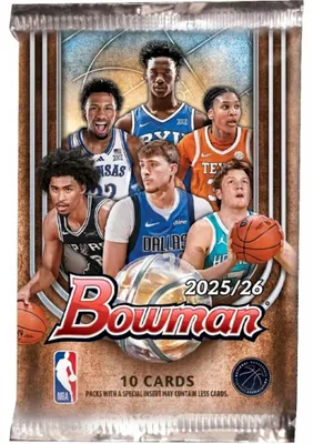 Image de Topps Chrome NBA Bowman Basketball 2025–26 Pack of Basketball Cards