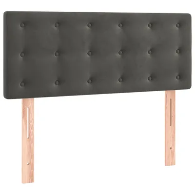 Obrázok produktu pre vidaXL Čelo postele Dark Grey 90x5x78/88 cm Velvet