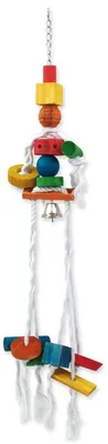 Obrázok produktu pre Hračka BIRD JEWEL závesná medúza drevo - lano 70 cm 1 ks