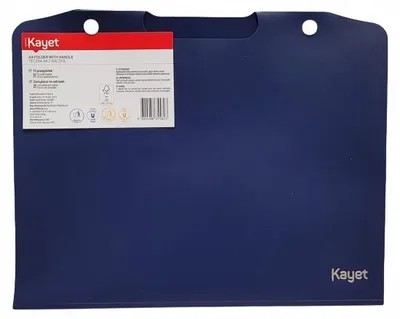 Produktbild von Kayet Dokumentenmappe A4 mit 13 Fächern und Schnellverschluss