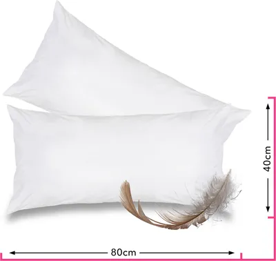 Obrázek produktu pro Sada 2 péřových polštářů 40x80