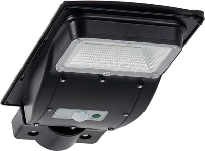 Obrázek produktu pro LED solární reflektor -3 s PIR senzorem černý + dálkové ovládání STREET 315496 Polux