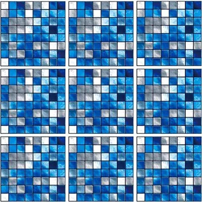 Produktbild von Famanu Wandsticker Mosaikfliesen 15cm x 15cm - 10 Stück