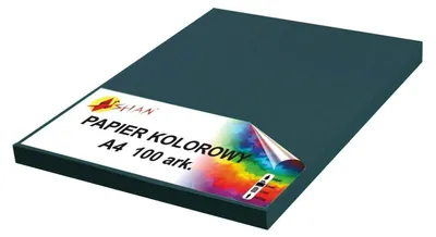Produktbild von Farbpapier A4 120g türkis dunkel 100 Blatt