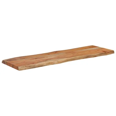 Produktbild von Tischplatte 110x40x2,5cm Rechteckig Massivholz Akazie Baumkante