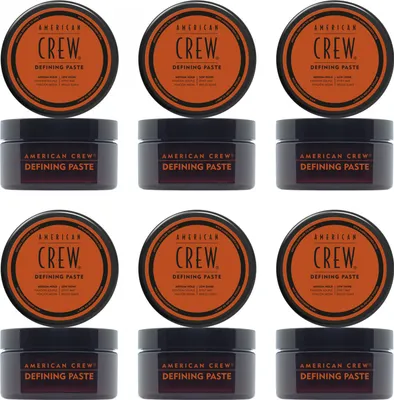 Produktbild von American Crew Defining Paste 6 x 85 g Haarpaste mittlerer Halt Set