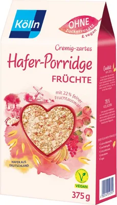 Immagine prodotto di Kölln Porridge d'avena ai frutti, 375g