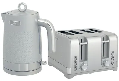 Produktbild von Wasserkocher- und Toaster-Set, 1,7L 2200W Schnellkoch-Wasserkocher mit Thermostat